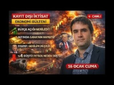 BÜTÇE AÇIĞI HEDEFİN ALTINDA! Petrol %4 Düştü, Altın Neden Direniyor? | 16 Ocak 2026 Günlük Bülten