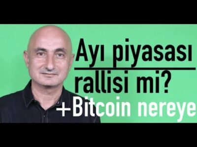 Bitcoin'de ayı piyasası rallisi mi?