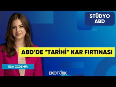 ABD'de "Tarihi" Kar Fırtınası | Anıl Sural l | Eda Özdemir | Stüdyo ABD