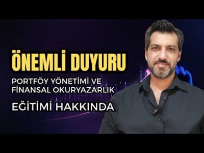 FİNANSAL OKURYAZARLIK VE PORTFÖY YÖNETİMİ EĞİTİMİ HAKKINDA! Başvuru Linki Açıklamada👇 #eğitim #borsa