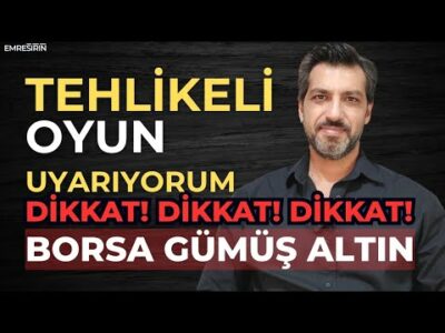 PİYASADA TEHLİKELİ OYUN! DİKKAT! REKORLAR GELİRKEN ÖNLEMİNİ AL | Emre Şirin #borsa #altın #gümüş