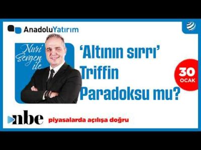 Altındaki Sert Hareketin Sırrı: Triffin Paradoksu mu? Dr. Nuri Sevgen Anlattı