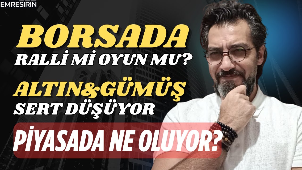 BORSADA REKOR! ALTIN&GÜMÜŞTE SERT DÜŞÜŞ! GELİYOR GELMEKTE OLAN! Emre ŞİRİN #borsa #altın #gümüş 📱