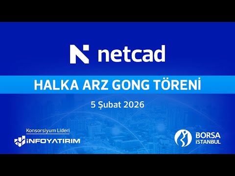 "Netcad" Halka Arz Gong Töreni