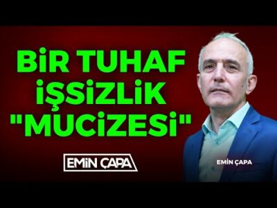 BİR TUHAF İŞSİZLİK "MUCİZESİ" | Emin Çapa