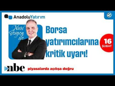 'Küreselde Japonya, Yakın Coğrafyada İran...' Dr. Nuri Sevgen Borsa Yatırımcılarını Uyardı!
