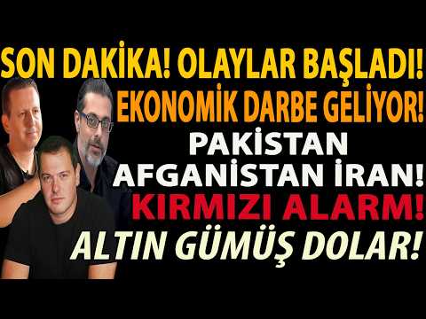 SON DAKİKA! OLAYLAR BAŞLADI! EKONOMİK DARBE GELİYOR! PAKİSTAN AFGANİSTAN İRAN! ALTIN GÜMÜŞ DOLAR!
