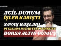 ACİL DURUM İŞLER KARIŞTI | PİYASADA PAZARTESİ KORKUSU | Emre ŞİRİN #borsa #altın #gümüş
