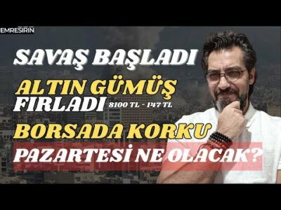 SAVAŞ BAŞLADI İRAN BOMBALANIYOR! ALTIN GÜMÜŞ FIRLADI, BORSADA KORKU |Emre ŞİRİN #savaş #borsa #altın