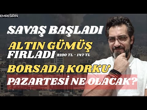 SAVAŞ BAŞLADI İRAN BOMBALANIYOR! ALTIN GÜMÜŞ FIRLADI, BORSADA KORKU |Emre ŞİRİN #savaş #borsa #altın