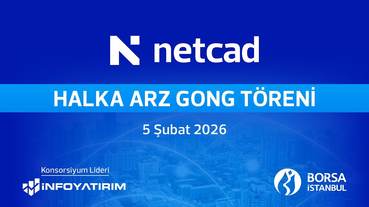 "Netcad" Halka Arz Gong Töreni