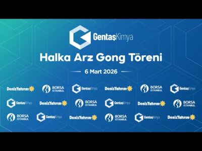 "Gentaş Kimya" Halka Arz Gong Töreni