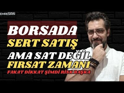 BORSADA SERT SATIŞ! AMA ŞİMDİ FIRSAT VAR | FAKAT KOŞULLARI DA VAR #borsa #bist #viop