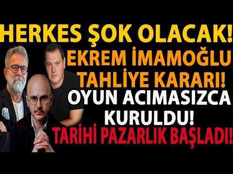 HERKES ŞOK OLACAK! EKREM İMAMOĞLU TAHLİYE KARARI! OYUN ACIMASIZCA KURULDU! TARİHİ PAZARLIK BAŞLADI!