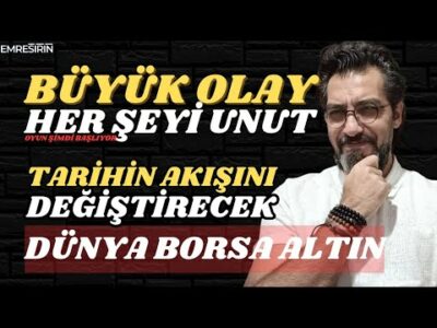 BİLDİĞİNİZ HER ŞEYİ UNUTUN! TARİHİN AKIŞI DEĞİŞİYOR #iran #abd #dolar #borsa #altın