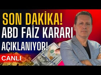 ALTIN İÇİN YOL AYRIMI! FED FAİZ KARARI!