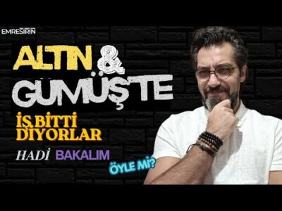 ALTIN VE GÜMÜŞTE İŞ BİTTİ Mİ - EKONOMİ VE SAVAŞ NEREYE GİDİYOR | Emre ŞİRİN #altın #gümüş
