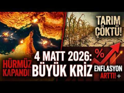 🔴 Hürmüz Kapandı, Tarım Çöktü, Enflasyon Arttı: Kriz Derinleşiyor!