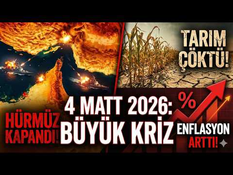 🔴 Hürmüz Kapandı, Tarım Çöktü, Enflasyon Arttı: Kriz Derinleşiyor!