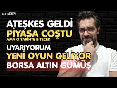ATEŞKES VE PİYASADA COŞKU! AMA O TARİHTE BİTECEK! UYARIYORUM YENİ OYUN GELİYOR! #borsa #altın #gümüş