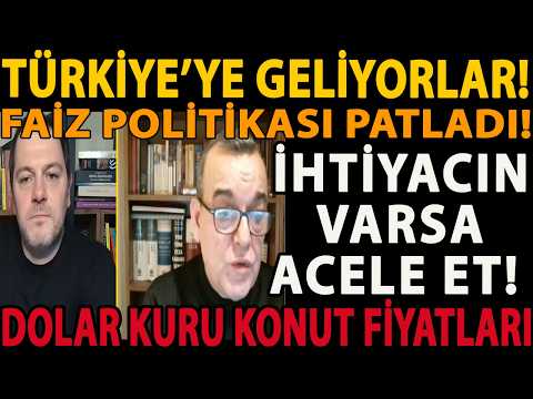 TÜRKİYE’YE GELİYORLAR! FAİZ POLİTİKASI PATLADI! İHTİYACIN VARSA ACELE ET! DOLAR KURU KONUT FİYATLARI
