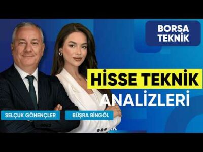 Hisse Teknik Analizleri | Selçuk Gönençler | Büşra Bingöl | Borsa Teknik