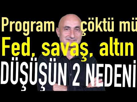 Program çöktü mü? | Fed, Savaş, altın | Borsadaki düşüşün 2 nedeni
