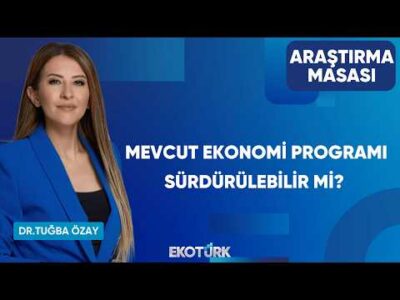 Mevcut Ekonomi Programı Sürdürülebilir Mi? | Araştırma Masası