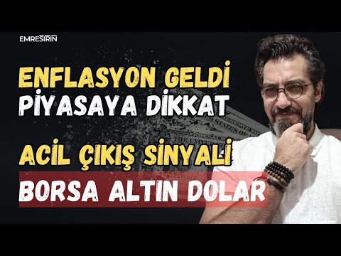 ENFLASYIN GELDİ PİYASAYA DİKKAT! ACİL ÇIKIŞ SİNYALİ | Emre ŞİRİN #borsa #altın #dolar #gümüş