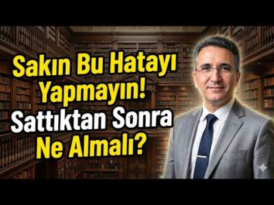 Sakın Bu Hatayı Yapmayın! Sattıktan Sonra Ne Almalı?