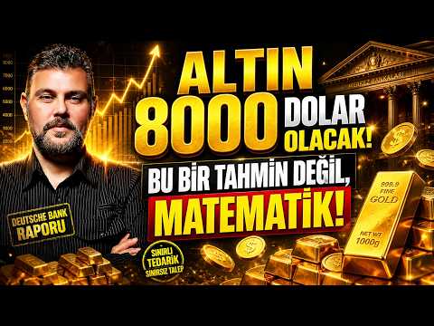 ALTIN 8000 DOLAR OLACAK! BU BİR TAHMİN DEĞİL, MATEMATİK! MURAT MURATOĞLU