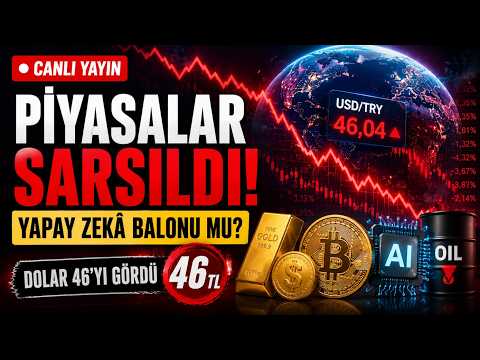 Dünya Piyasaları Sarsıldı: Yapay Zekâ Balonu mu Patlıyor? Dolar, Altın, Bitcoin, Borsa