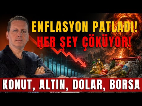 ŞOK ENFLASYON GELİŞMESİ! ÇÖKÜŞ BAŞLADI!