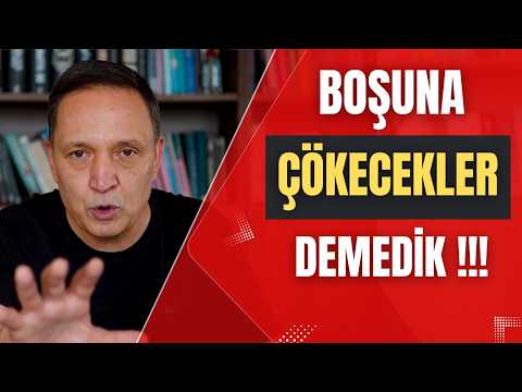 BOŞUNA ÇÖKECEKLER DEMEDİK dolar, altın,gümüş,borsa,ekonomi