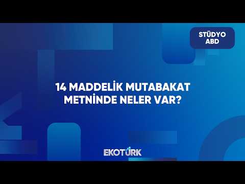 ABD ve İran'dan Savaşı Bitiren Mutabakat | Stüdyo ABD