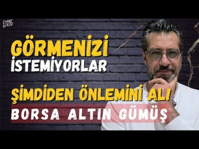 GÖRMENİZİ İSTEMİYORLAR! ÖNLEMİNİ ŞİMDİDEN AL! Emre ŞİRİN #borsa #altın #gümüş #iran