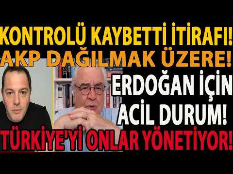 KONTROLÜ KAYBETTİ İTİRAFI! ERDOĞAN İÇİN ACİL DURUM! AKP DAĞILMAK ÜZERE! TÜRKİYE'Yİ ONLAR YÖNETİYOR!