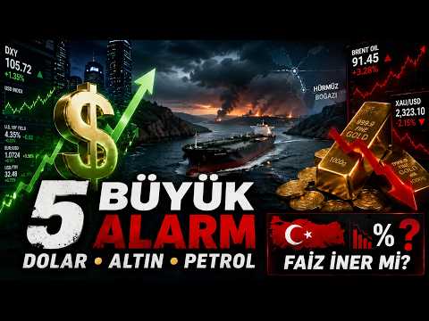 Yeni Hafta 5 Alarm: Dolar Güçleniyor, Altın Düşüyor, Türkiye Faiz İndirir mi?