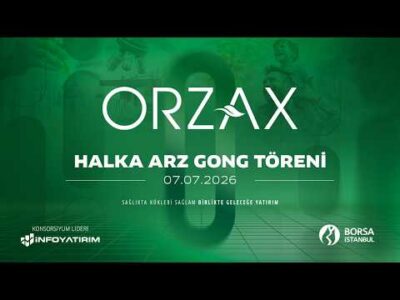 "Orzax" Halka Arz Gong Töreni