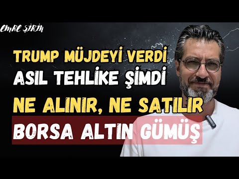 TRUMP GELDİ PİYASA ETKİLENMEDİ | ŞİMDİ DAHA RİSKLİ | Emre ŞİRİN ##borsa #altın #Trump