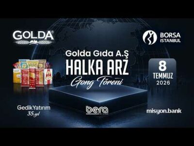 "Golda Gıda" Halka Arz Gong Töreni