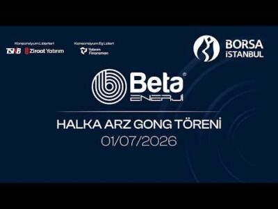 "Beta Enerji" Halka Arz Gong Töreni
