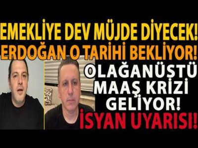 EMEKLİYE DEV MÜJDE DİYECEK! ERDOĞAN O TARİHİ BEKLİYOR! OLAĞANÜSTÜ MAAŞ KRİZİ GELİYOR! İSYAN UYARISI!