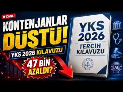 YKS 2026 Kılavuzunda Büyük Sürpriz: Kontenjanlar Düştü! Sıralamalar Ne Olacak?