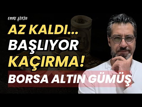 AZ KALDI... BAŞLIYOR, KAÇIRMA! Emre Şirin #borsa #altın #gümüş #piyasa #yatırım #eğitim