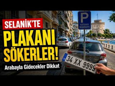 Selanik’e Gidecekler Dikkat: Plakanız Sökülmesin! Atatürk’ün Şehrinde Sabah