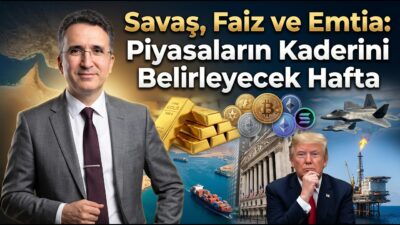 Savaş, Faiz ve Emtia: Piyasaların Kaderini Belirleyecek Hafta