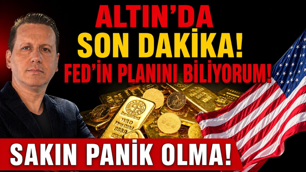 ALTIN DÜŞÜŞÜ DURMUYOR AMA PANİK OLMAYIN! FED'İN PLANINI BİLİYORUM!