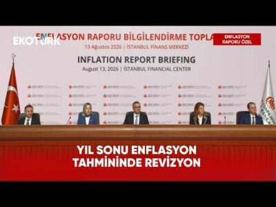 Ekotürk Enflasyon Raporu Özel Yayını | 13.08.2026