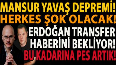 MANSUR YAVAŞ DEPREMİ! HERKES ŞOK OLACAK! ERDOĞAN TRANSFER HABERİNİ BEKLİYOR! BU KADARINA PES ARTIK!